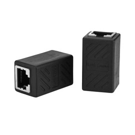 Acoplador Richer-R RJ45, extensor de cable Ethernet Cat7 Cat6 Cat5e, adaptador de red LAN hembra RJ45 2PCS hembra, conector extensor de cable Ethernet acoplador en línea protegido