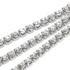 Rhinestone Brass Metal Bracelet Watch Band Strap Replacement for IOS