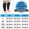Dominion Active Plus Sized Compression Calf Sleeves (2XL, Nude)