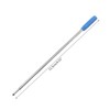 10PCS Metal Pen Refills - Blue and Black 115mm Replacement