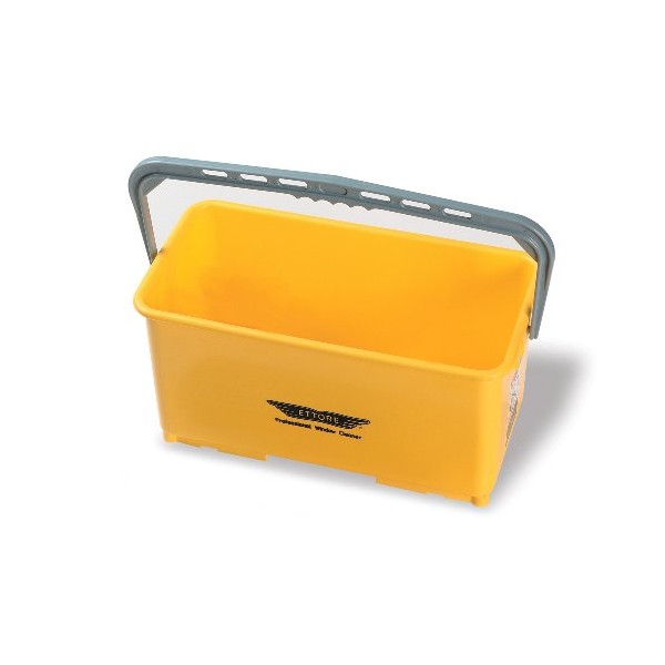 Ettore 6-Gallon Super Bucket Complete, Yellow, 10.5" x 21.8" x 11.8" (85000CT)