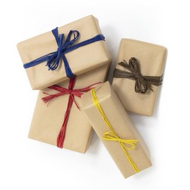 Clairefontaine - Ref 196058C - Natural Raffia Ball - 50g Ball, Synthetic Polypropylene Material - Suitable for Decoration, Wrapping Gifts & Crafting - Orange