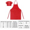 TOPTIE Cotton Canvas Kids Apron, Cooking Aprons and Chef Hat