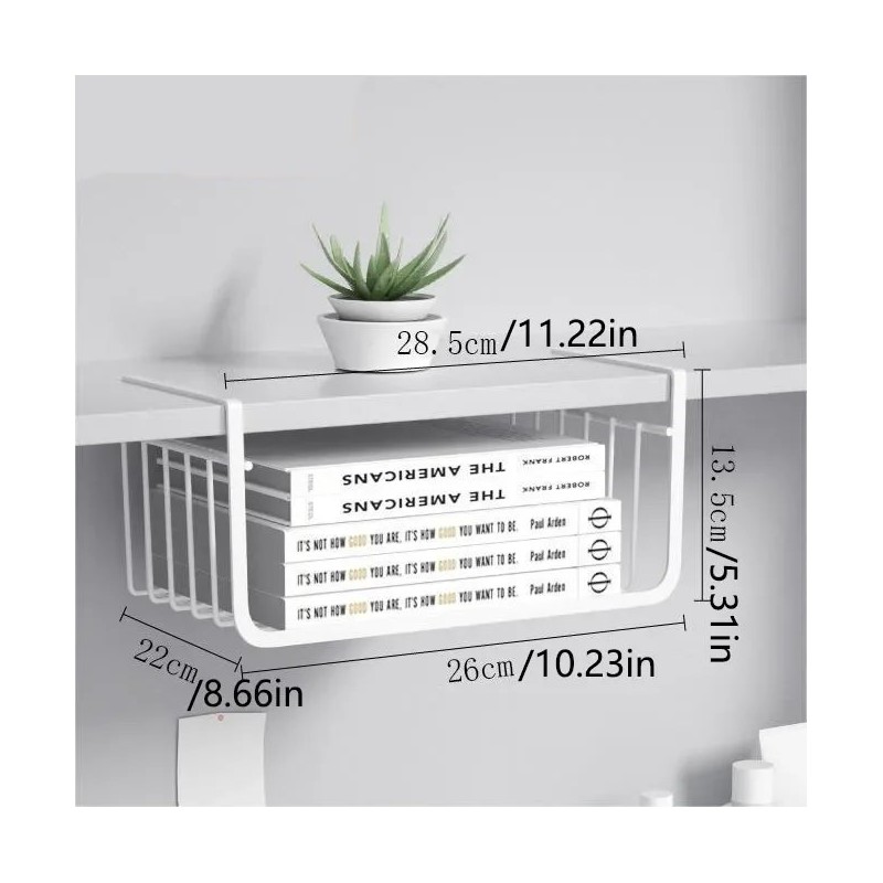 Closiq Closet Hanging Organizer Shelves – Multi-Tier Space Saving Clothes