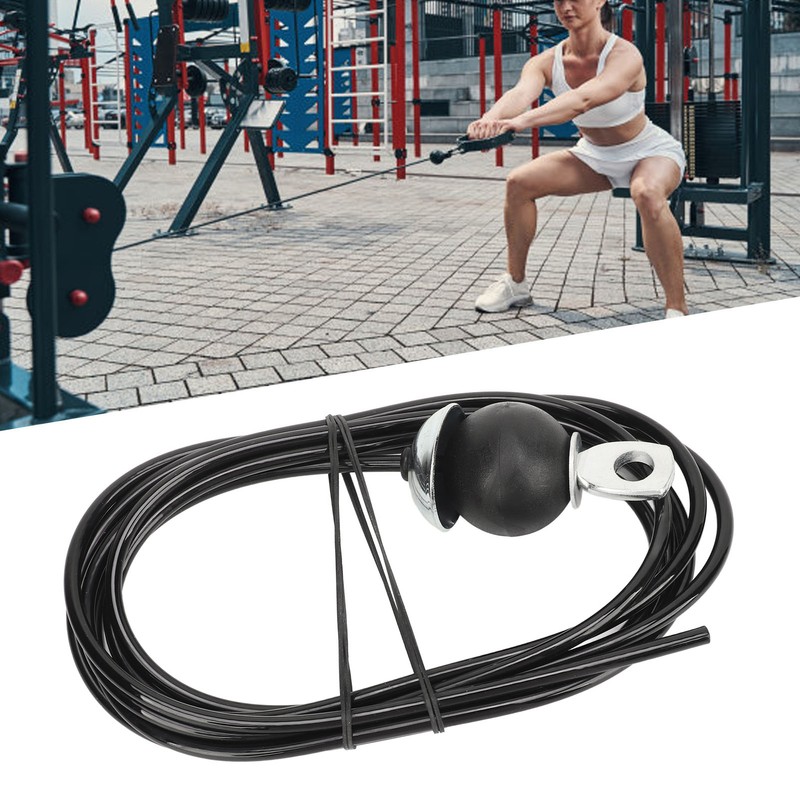 Pulley Cable Steel Wire 5mm Thick 220.5lb Load Bearing Easy