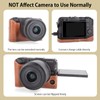 MUZIRI KINOKOO Case for Canon EOS R50V Camera, PU Leather