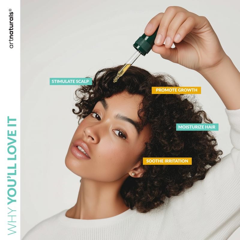 Rosemary Castor Oil Hair Growth Kit with Comfort Scalp Brush