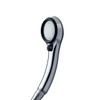 Sanei (サンエイ) Rainy Metallic Shower Head, Black, Approx. 50% Water