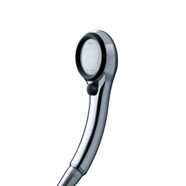 Sanei (サンエイ) Rainy Metallic Shower Head, Black, Approx. 50% Water Saving Effect, Stop Function, PS-303-81XA-CD