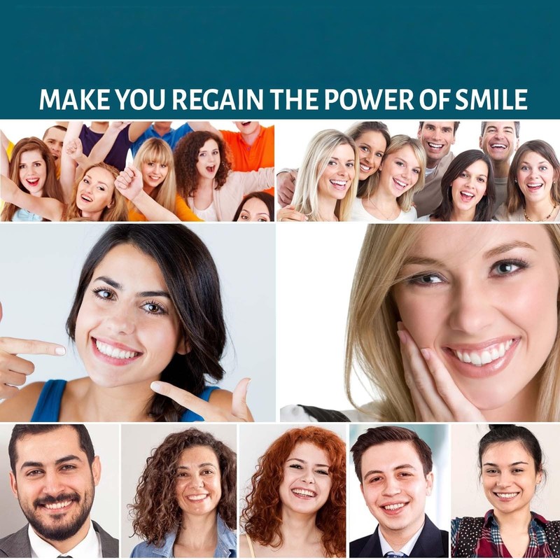 120pcs Temporary Tooth Crown,Dental Temporary Tooth Cap Crown,False Tooth Replacement,Temporary