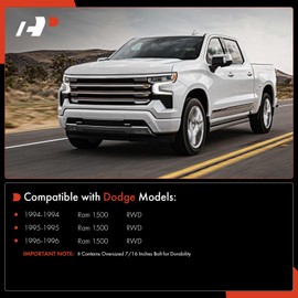 A-Premium Set of 13, Front Sway Bar Link, Upper & Lower Ball Joint, Inner & Outer Tie Rod End, Compatible with Dodge Ram 1500 1994 1995 1996, RWD Only