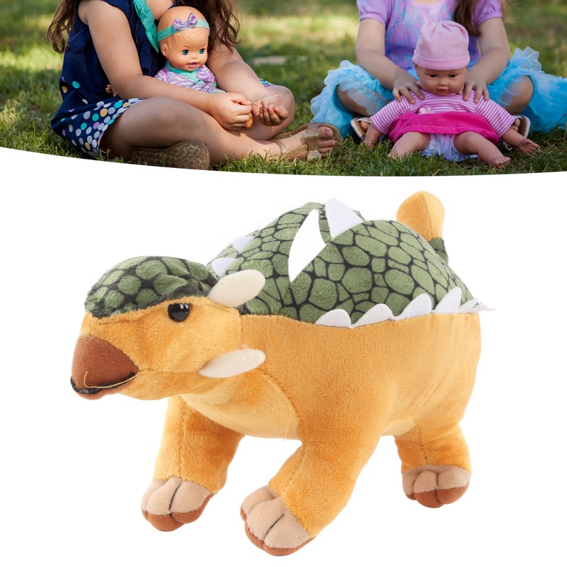 Soft Dinosaur Toy Realistic Stress Reduction Stuffed Dinosaur Doll for