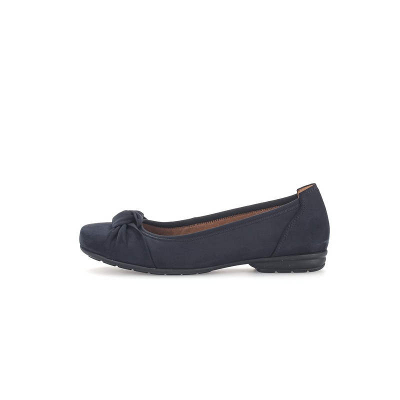 Gabor Ashlene N, Women's Ballet Flats, Dark Blue Nubuck, 6.5