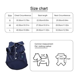 Mipcase Dog Pajamas Bathrobe: Pet Cats Jammies Dog Fleece Pyjamas Sleep Shirt Stylish Dog Outfits Bodysuit Sleep Shirt for Medium Large Dogs L