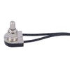 B&P Lamp® On-Off Push Canopy Switch with Nickel Plated knob,