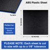 Duco USA-Made ABS Plastic Sheet 1/8 Inch Thick 12" x
