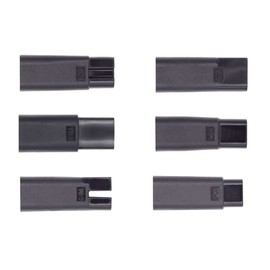 cablecc - Juego de 6 adaptadores de carga de alimentación hembra USB-C a CC de 5 V y 2 pines para cortapelos eléctricos, recortadores de barba, afeitadoras instrumentos de belleza