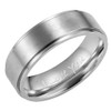 Willis Judd 7mm Titanium Ring for Men Engraved I Love