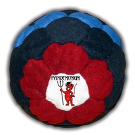 Pandemonium Footbag Nico Bolas 42 Panels Hacky Sack pro Bag 100% Iron Filled weigthed at 60g