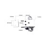 4-Pack Spring Loaded Butterfly Twist Latch Metal Hardware Toggle Clamp