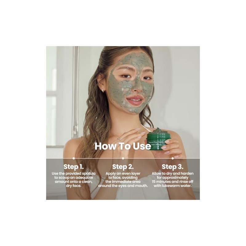 AXIS-Y - Mugwort Pore Clarifying Wash Off Pack - Mascarilla