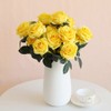 Jasion Artificial Roses Flowers 10 Heads Arrangement Silk Bouquet Glorious