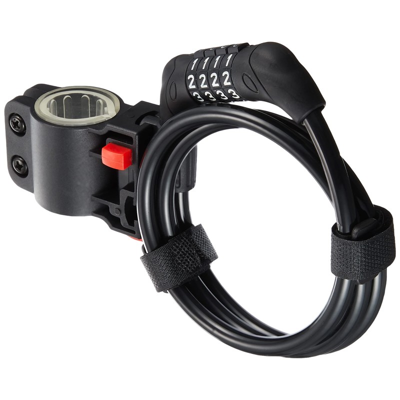 Force 80010 Mini Dial Lock with Bracket, Black