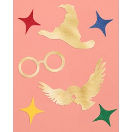 xo, Fetti Wizard Party Foil Confetti - 200 pc | Birthday Accessory, Kids Magic Favor, DIY Activity, Bday Decoration, Millennial Table Decor, Glitter Tablescape