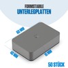 Bauhandel24 – Plastic Underlay Plates 60 x 40 mm 15