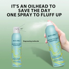 Dry Shampoo Spray – Adds Volume & Body, Absorbs Oil, Refreshes Hair Instantly, No-Rinse Formula for Men & Women Hair Care