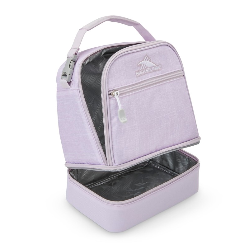 High Sierra Stacked Compartment Lunch Kit, Hushed Orchid Heather (Model