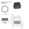 G Thread (British BSPP) Female to NPT Thread Male Pipe