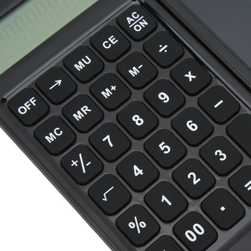 Calculator Notepad 10 Digit Display Dual Power Drive 128g Multifunction