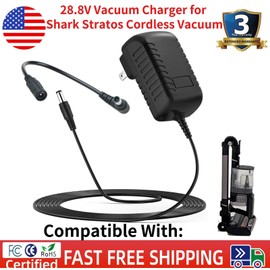 for Shark 28.8V Vacuum Charger for Shark Stratos Cordless Vacuum IZ682H IZ683H IZ662H