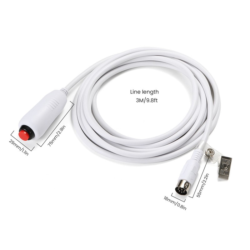 Nurse Call Cord Station Universal Replacement Emergency Push Button Cable