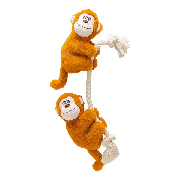 Karlie Climbing Monkey Duo - Dog Toy - Plush -