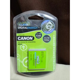 Digital Energy Digital Camera Battery Canon NB4L Rechargeable Battery