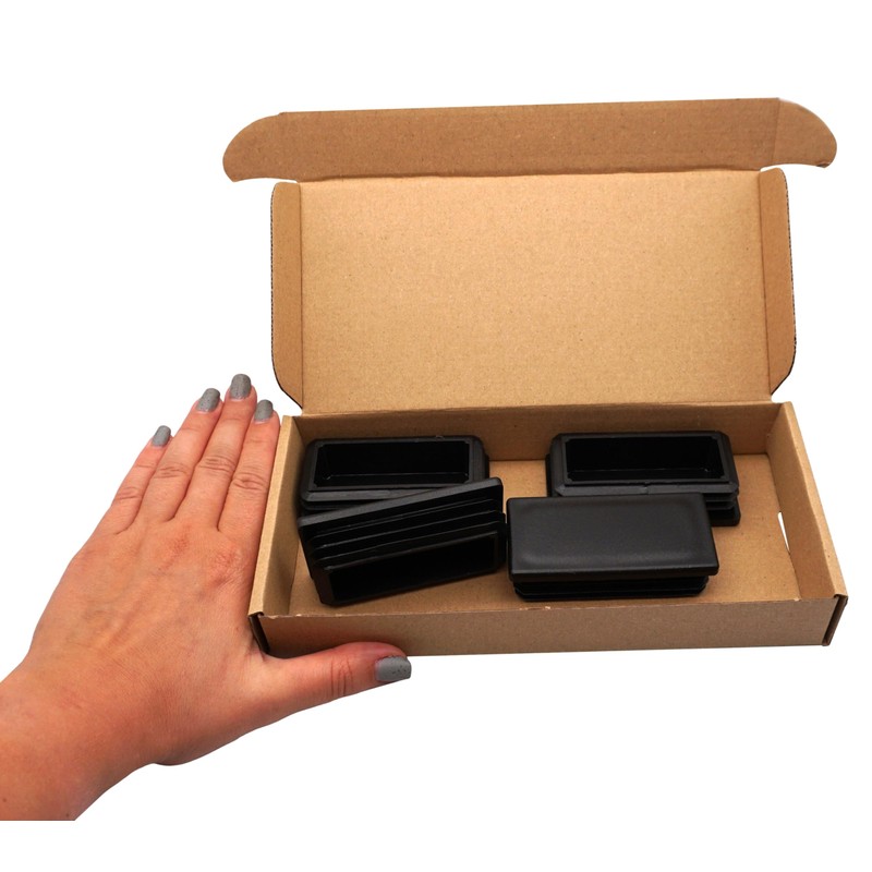 SKIR'CO (4 pcs) Rectangular Plastic Plugs 40 x 80 mm,