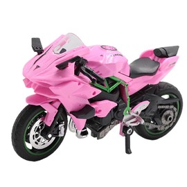 Motorbike Mode - Kids Motorbike Toy,Motorcycle Model Ornaments,Motorcycle Toys Alloy Motorbike Toy Highly Simulation Motorbike Model Pull-Back Vehicle Toy For Child Intellectual Toy Gift (Pink)