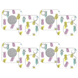 MightySkins Skin Compatible with Tile Mate w/Replaceable Battery (2018) - Funky Pineapples | Protective, Durable, and Unique Vinyl wrap Cover | Easy to Apply, Remove | Made in The USA