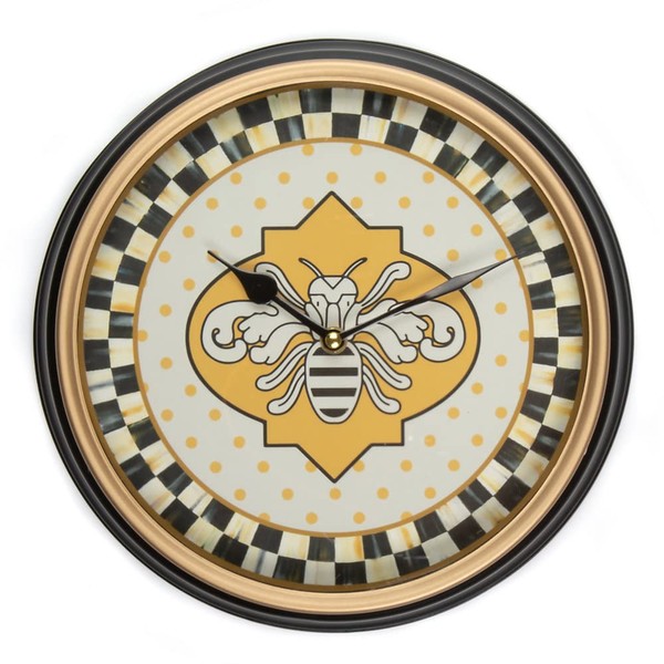 MACKENZIE-CHILDS Wall Clock, Decorative Clock for Home or Office, Queen Bee