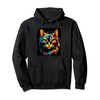 Street Style Cat Graffiti Art Street Art Pullover Hoodie