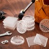 Carpet Protector Spiked Caster Cups Plastic Caster Cups Round and