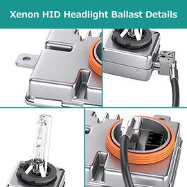 W003T21971 Xenon HID Ballast Headlight Control Unit fit for Chrysler 300 2011-2021 with D3S Bulb Kit Replace 68170821AA 8K0941597 Computer Headlight Ballast D3S 35W Headlamp Bulb