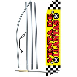 NeoPlex Venta De Llantas Complete Swooper Flag Bundle