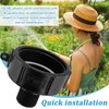 Wantmatch 250 Gallon IBC Water tote Hose Adapter, IBC Drain