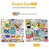 100 Sheets Stationery Graffiti Stickers, School Stickers, School Entry Stickers,