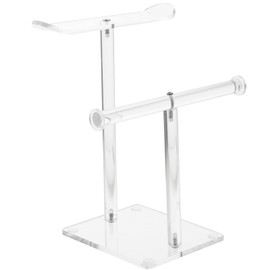 FOMIYES Stylish Jewelry Display Acrylic Stand for Headbands Necklaces Bracelets Earrings