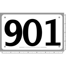 BlueFootedTiming Race Numbers 901-1000 Competitor tryout tyvek bib Numbers, Set of 100, 4"x7", Industry Standard tyvek tearproof & Waterproof. Select Sequence Using Size Choice.