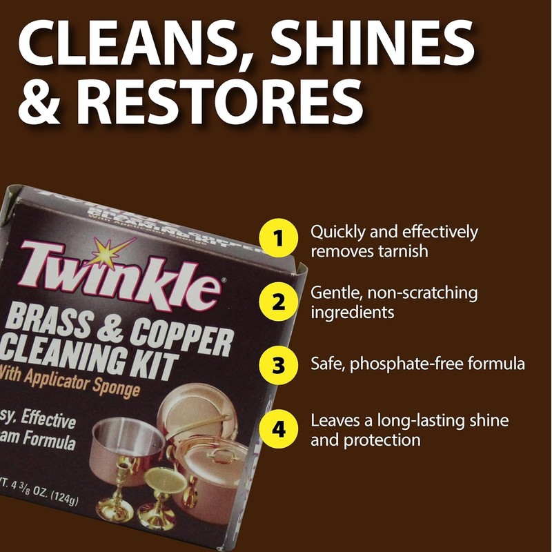 Twinkle Silver Polish Kit and Brass & Copper Cleaning Polish